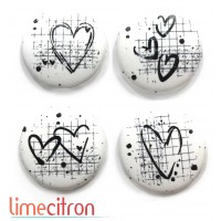 Customisable Abstract Hearts - 251